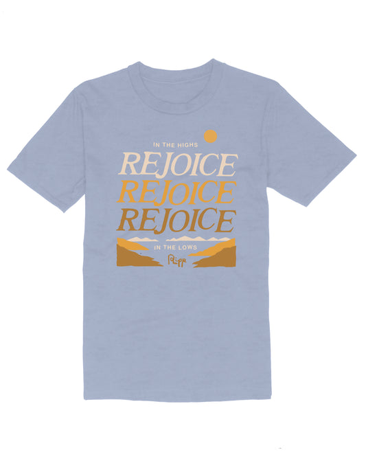 Rejoice Tee - Blue